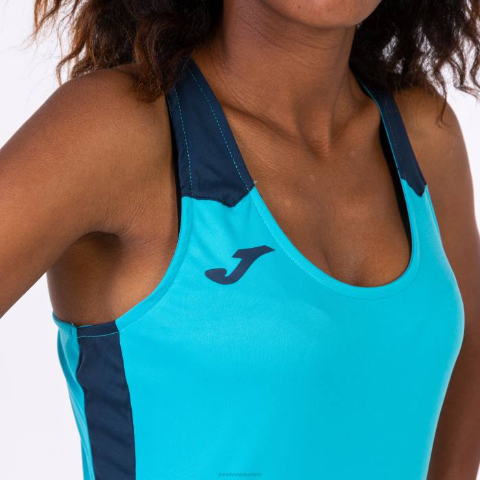 hr Joma rekord bez rukava ii fluorescentno tirkizno tamnoplava 6FVN3956 žene