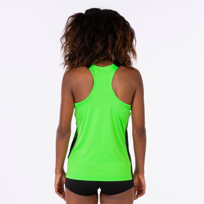 hr Joma rekord bez rukava ii fluorescentno zelena crna 6FVN3904 žene