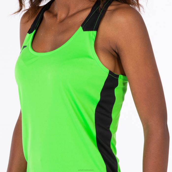 hr Joma rekord bez rukava ii fluorescentno zelena crna 6FVN3904 žene