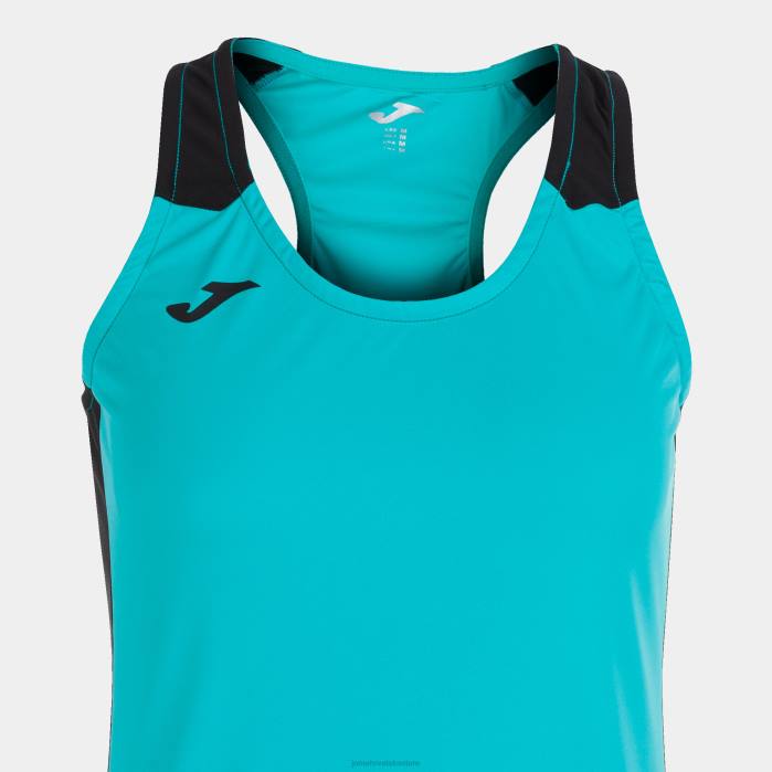 hr Joma rekord bez rukava ii tirkizno crna 6FVN2570 žene