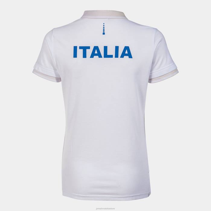 hr Joma polo majica kratkih rukava Talijanski teniski savez bijela 6FVN2092 žene