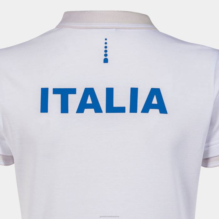 hr Joma polo majica kratkih rukava Talijanski teniski savez bijela 6FVN2092 žene