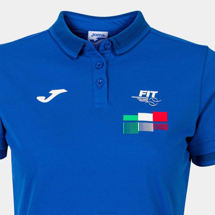 hr Joma polo majica kratkih rukava Talijanski teniski savez kraljevski plava 6FVN1650 žene