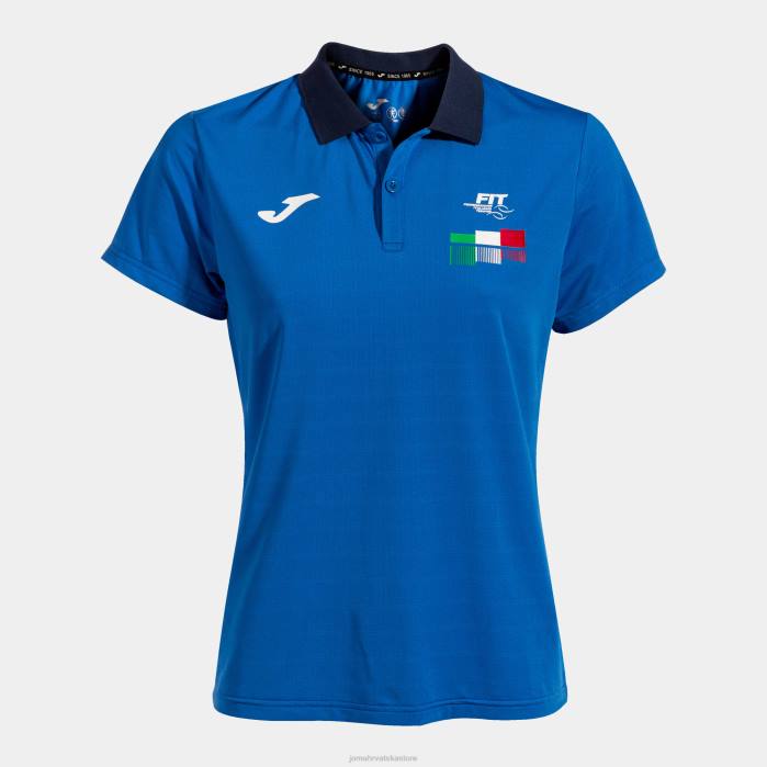 hr Joma polo majica kratkih rukava Talijanski teniski savez kraljevski plava 6FVN2057 žene