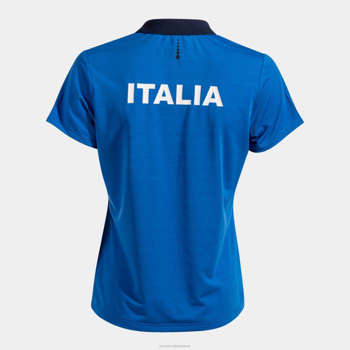hr Joma polo majica kratkih rukava Talijanski teniski savez kraljevski plava 6FVN2057 žene