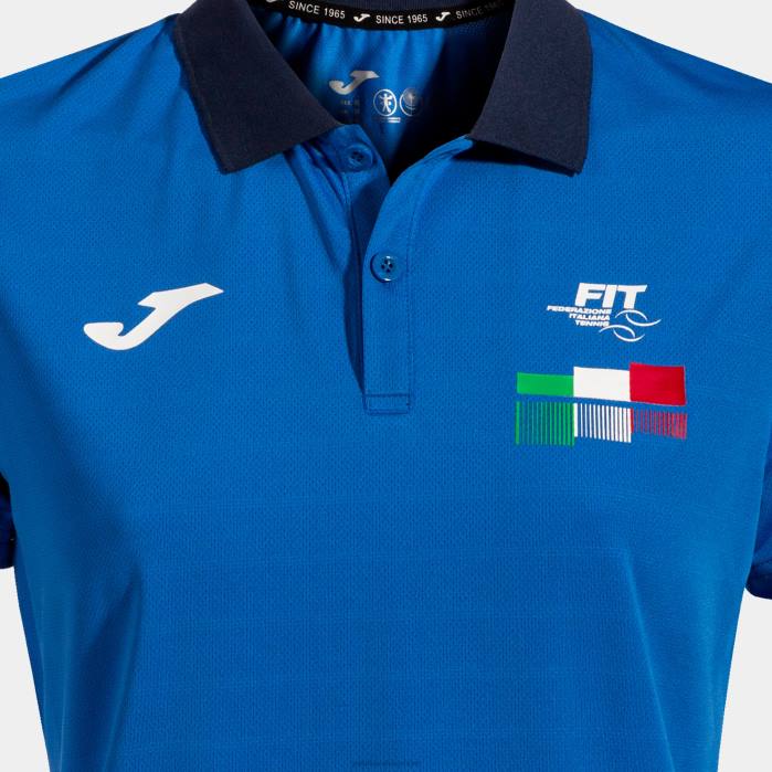 hr Joma polo majica kratkih rukava Talijanski teniski savez kraljevski plava 6FVN2057 žene