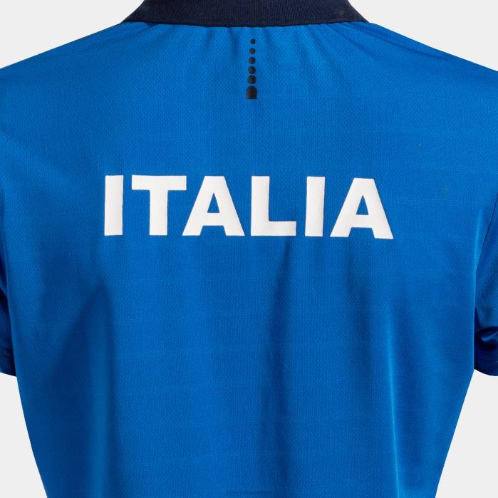 hr Joma polo majica kratkih rukava Talijanski teniski savez kraljevski plava 6FVN2057 žene