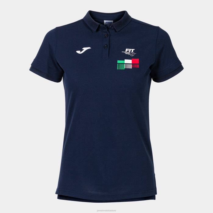 hr Joma polo majica kratkih rukava Talijanski teniski savez mornarsko plava 6FVN2432 žene