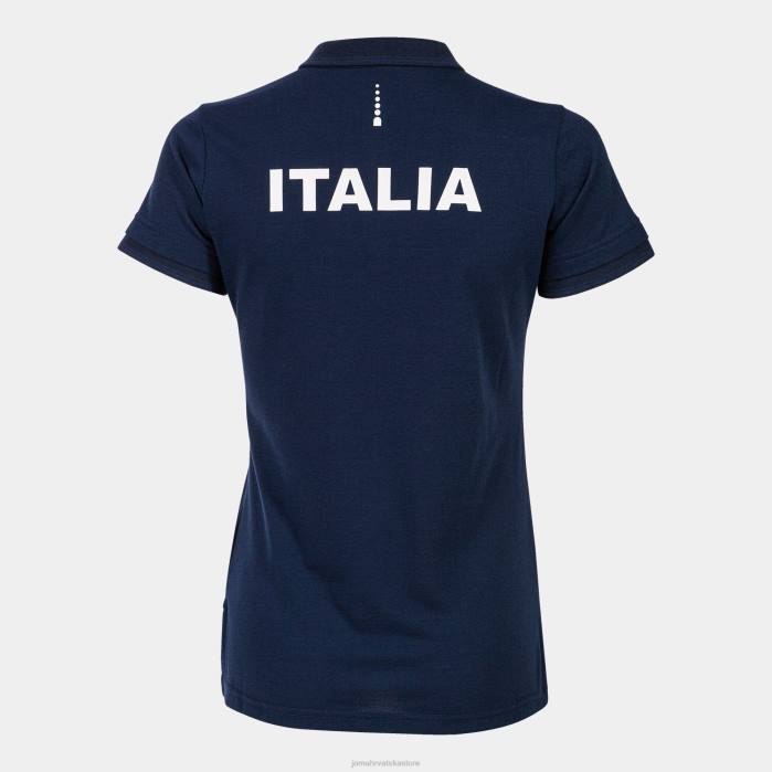 hr Joma polo majica kratkih rukava Talijanski teniski savez mornarsko plava 6FVN2432 žene