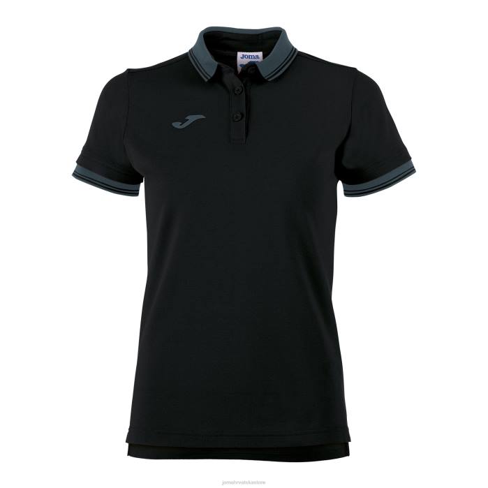 hr Joma polo majica kratkih rukava bali ii crno 6FVN2628 žene