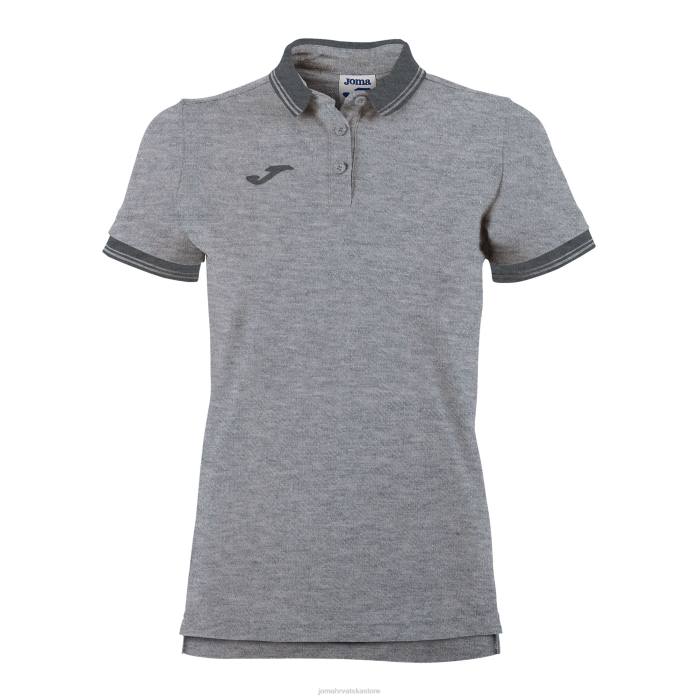 hr Joma polo majica kratkih rukava bali ii siva 6FVN2343 žene