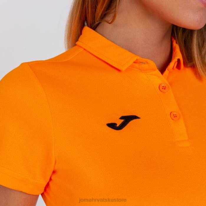 hr Joma polo majica kratkih rukava hobi fluorescentno narančasta 6FVN2323 žene