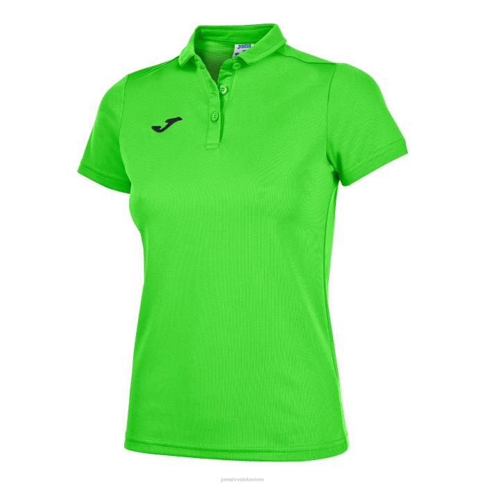 hr Joma polo majica kratkih rukava hobi fluorescentno zelena 6FVN3804 žene