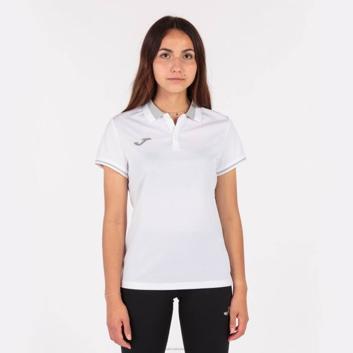 hr Joma polo majica kratkih rukava prvenstvo vi bijela siva 6FVN3687 žene