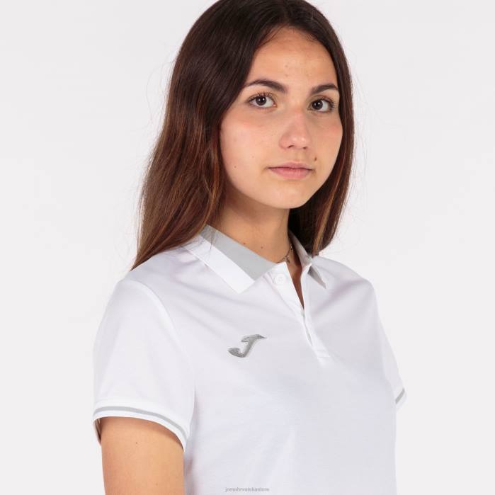 hr Joma polo majica kratkih rukava prvenstvo vi bijela siva 6FVN3687 žene