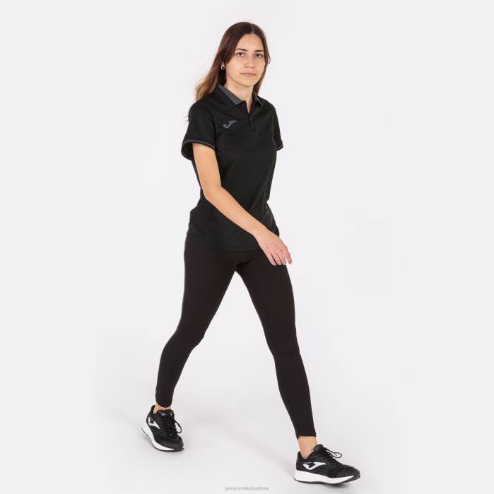 hr Joma polo majica kratkih rukava prvenstvo vi crno tamno sivo 6FVN3686 žene