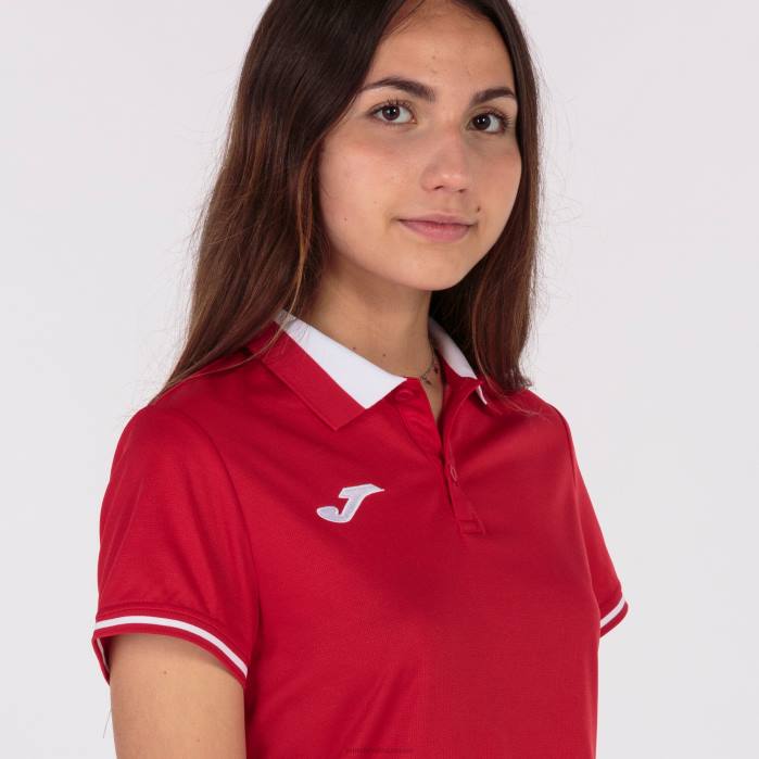 hr Joma polo majica kratkih rukava prvenstvo vi crveno bijelo 6FVN2669 žene