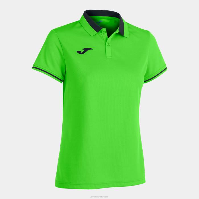 hr Joma polo majica kratkih rukava prvenstvo vi fluorescentno zelena crna 6FVN3649 žene
