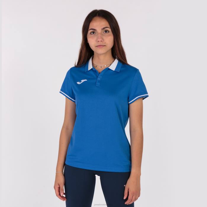hr Joma polo majica kratkih rukava prvenstvo vi kraljevsko plava bijela 6FVN2577 žene