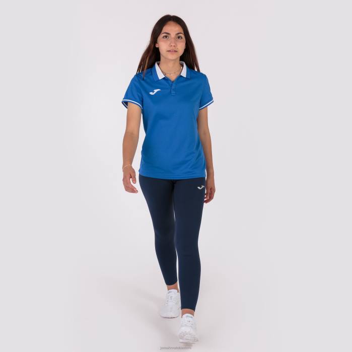 hr Joma polo majica kratkih rukava prvenstvo vi kraljevsko plava bijela 6FVN2577 žene