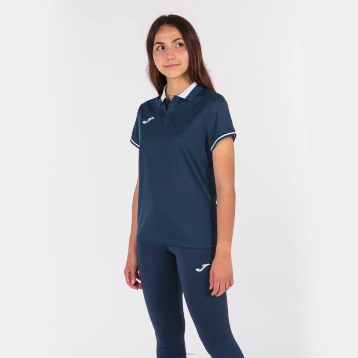 hr Joma polo majica kratkih rukava prvenstvo vi tamnoplava bijela 6FVN3688 žene
