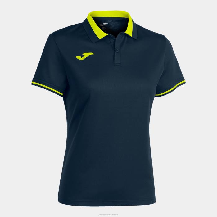 hr Joma polo majica kratkih rukava prvenstvo vi tamnoplava fluorescentno žuta 6FVN3907 žene