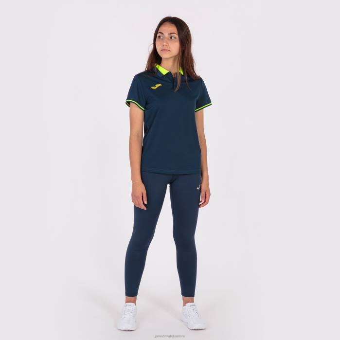 hr Joma polo majica kratkih rukava prvenstvo vi tamnoplava fluorescentno žuta 6FVN3907 žene
