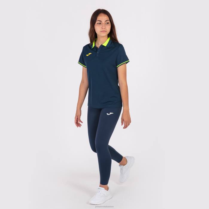 hr Joma polo majica kratkih rukava prvenstvo vi tamnoplava fluorescentno žuta 6FVN3907 žene