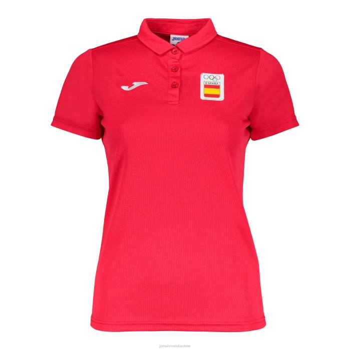 hr Joma polo majica kratkih rukava slobodno vrijeme Španjolski olimpijski odbor Crvena 6FVN1885 žene