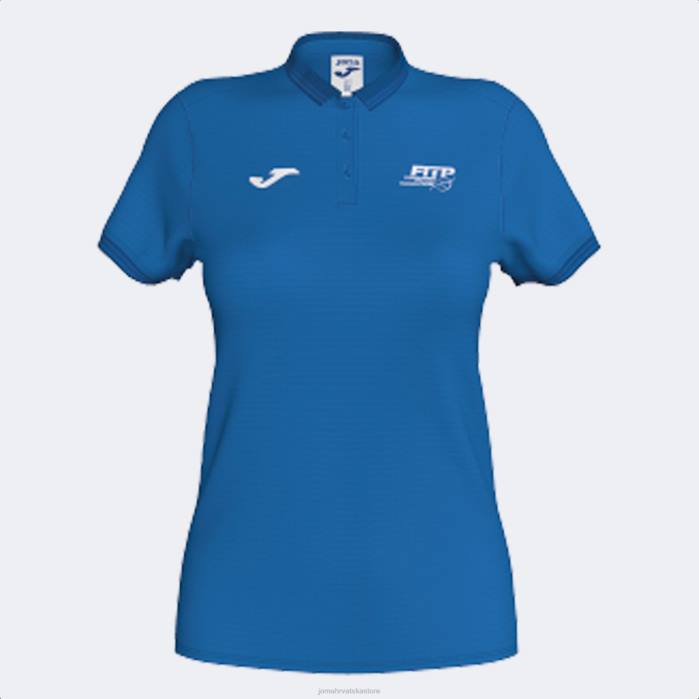 hr Joma polo majica kratkih rukava talijanska teniska i padel federacija kraljevski plava 6FVN2053 žene