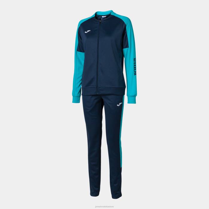 hr Joma trenirka eko prvenstvo tamnoplava fluorescentna tirkizna 6FVN2220 žene