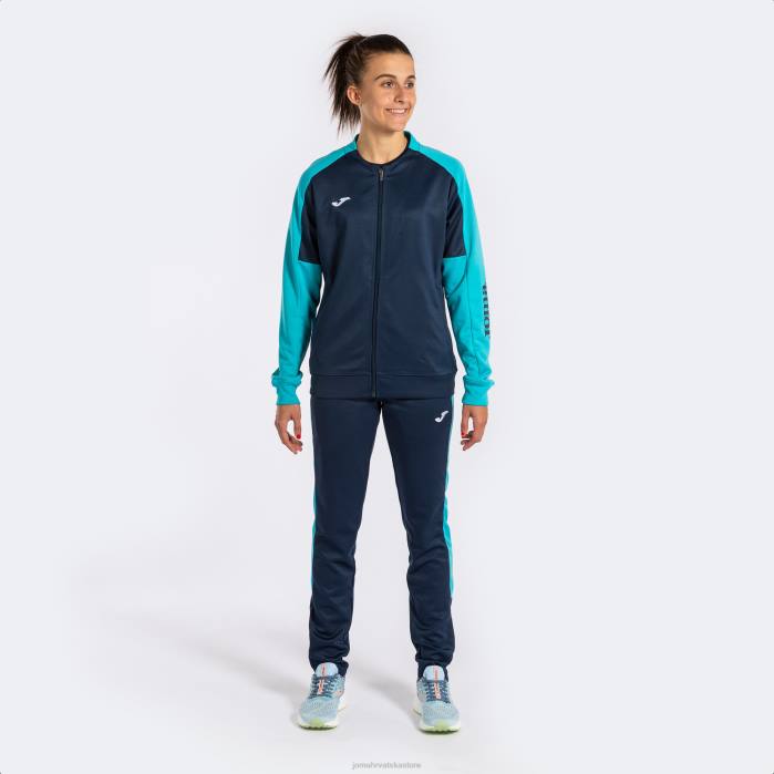 hr Joma trenirka eko prvenstvo tamnoplava fluorescentna tirkizna 6FVN2220 žene