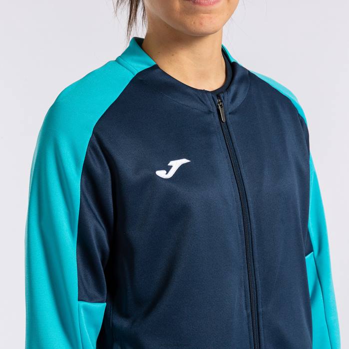 hr Joma trenirka eko prvenstvo tamnoplava fluorescentna tirkizna 6FVN2220 žene