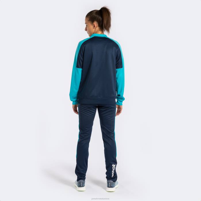hr Joma trenirka eko prvenstvo tamnoplava fluorescentna tirkizna 6FVN2220 žene