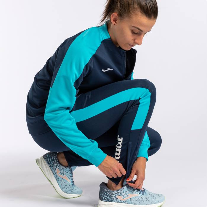 hr Joma trenirka eko prvenstvo tamnoplava fluorescentna tirkizna 6FVN2220 žene