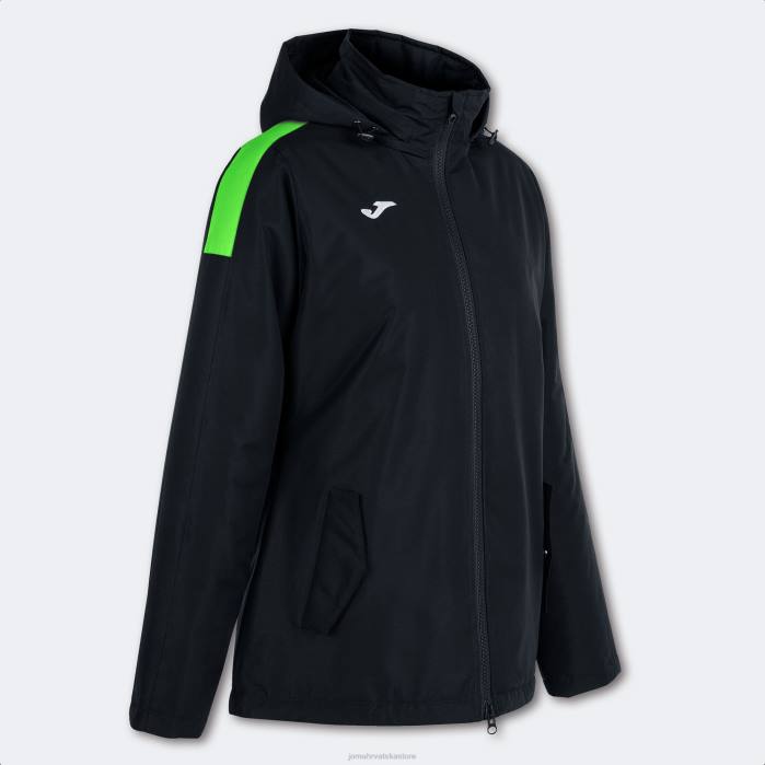 hr Joma anorak trivor crna fluorescentno zelena 6FVN2572 žene