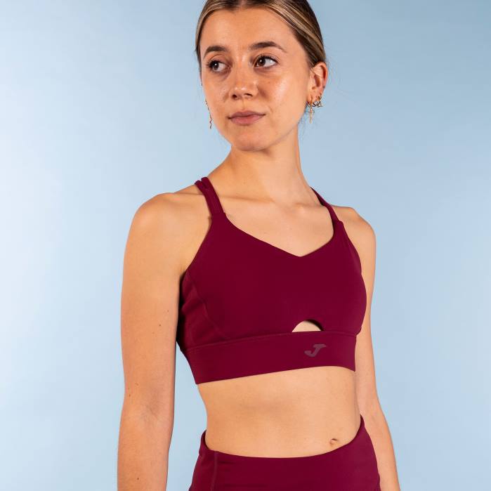 hr Joma jezgra sportskog grudnjaka tamnocrvena 6FVN1822 žene