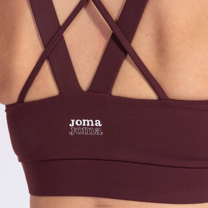 hr Joma sportski grudnjak daphne tamnocrvena 6FVN1941 žene
